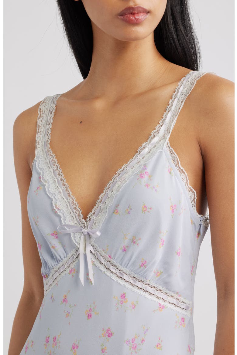 Beverly Lace Detail Slipdress, Alternate, color, PERIWINKLE MOON