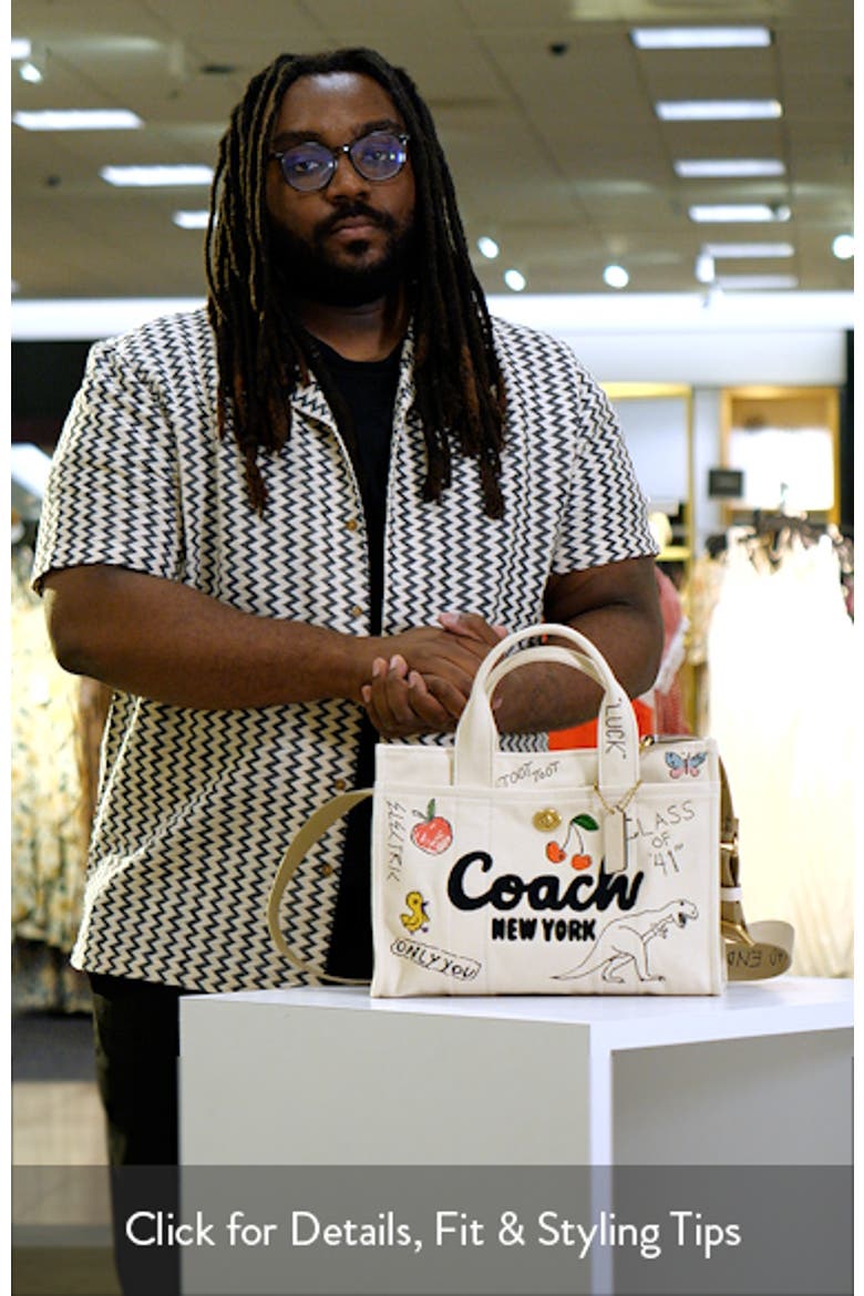 Sketch Print Cotton Canvas Cargo Tote (Women) | Nordstrom