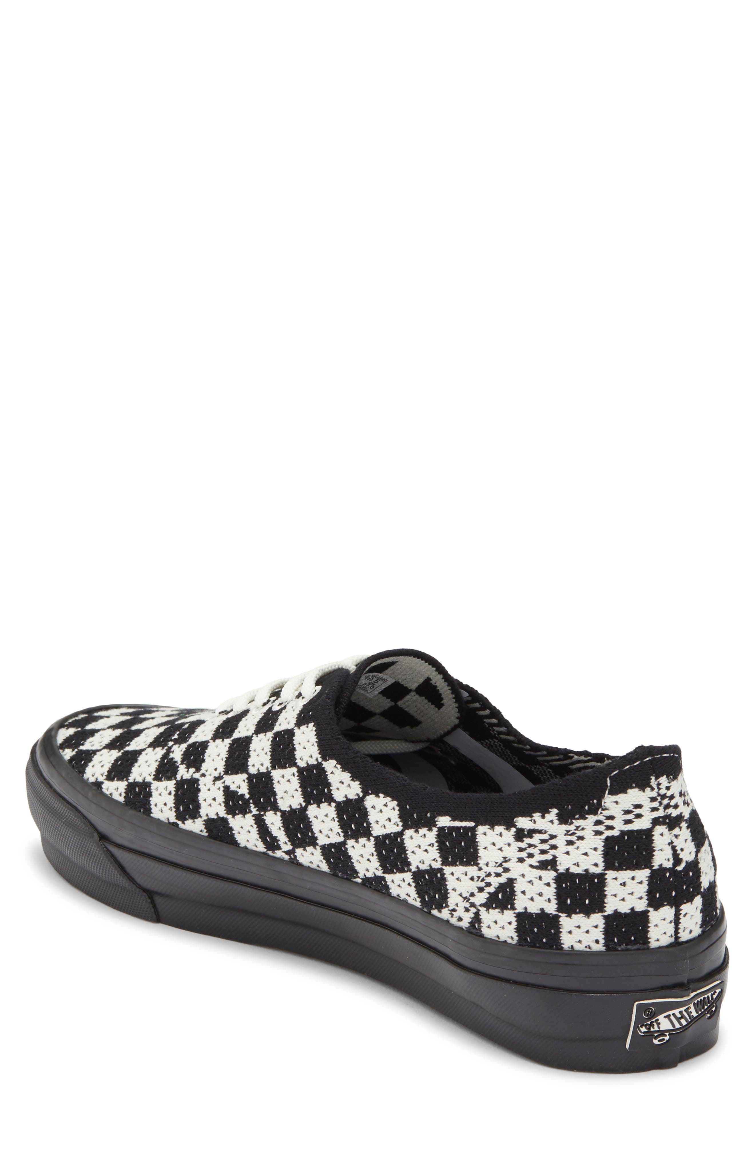 Vans Authentic 44 EK Sneaker, Alternate, color, Punk Check Black/Marshmallow
