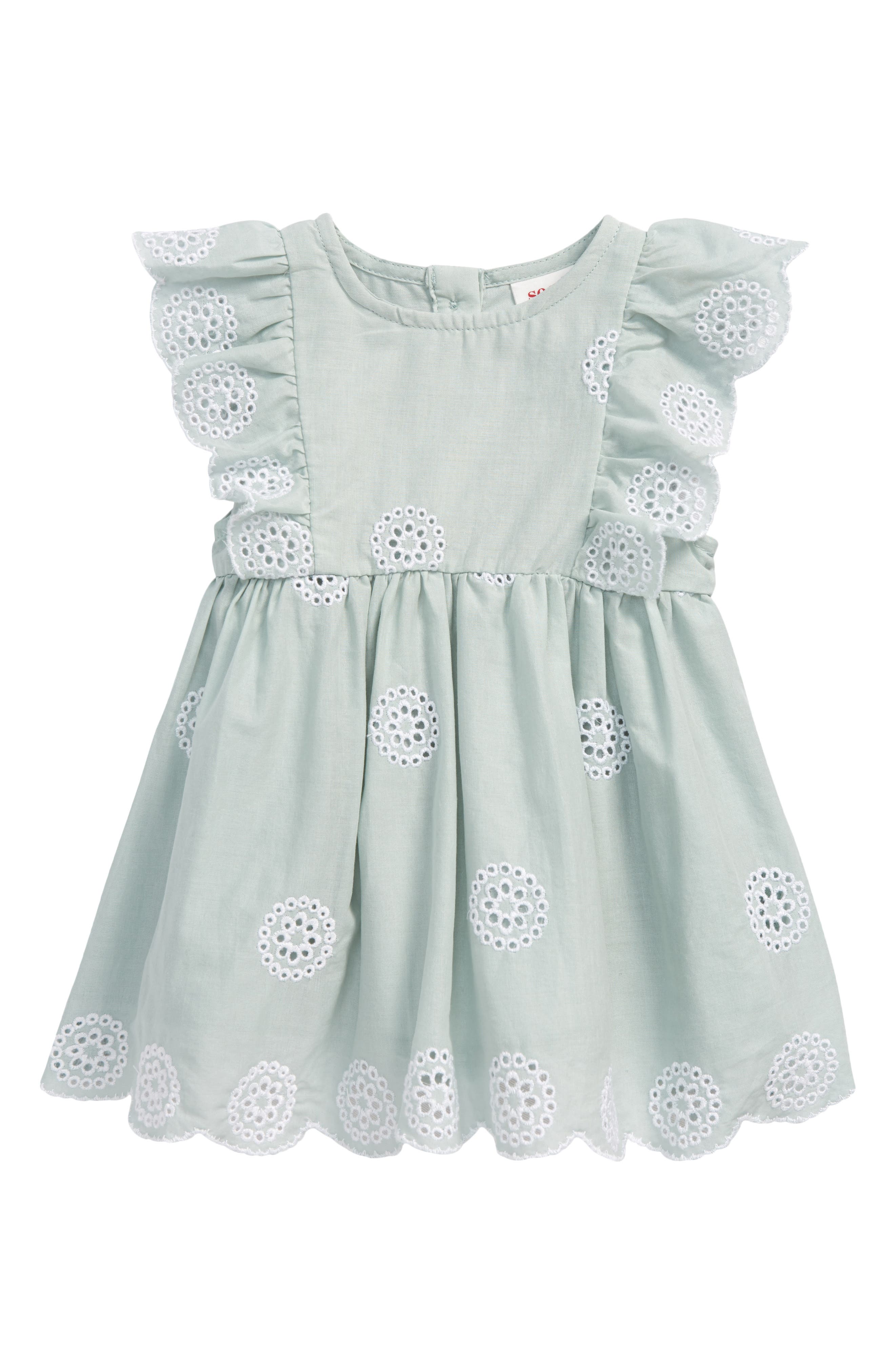 seed heritage Ruffle Broderie Cotton Dress | Nordstrom