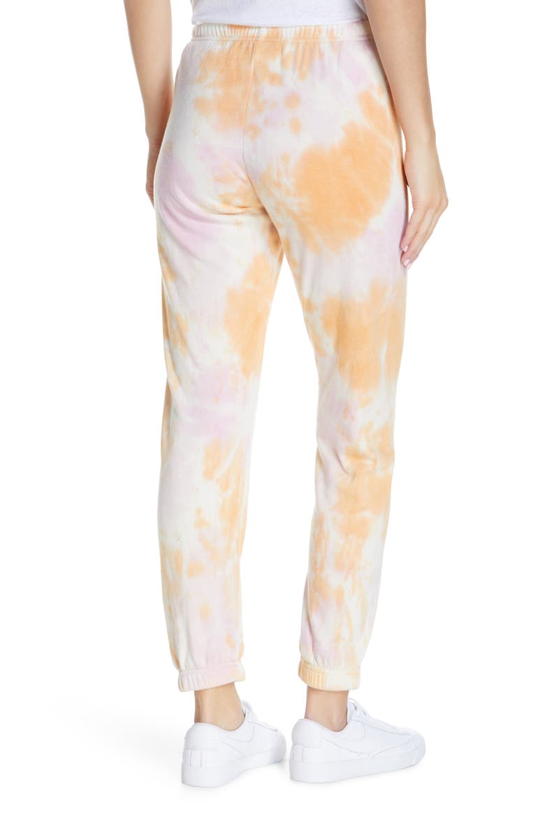 Perfect Tie Dye Sweatpants, Alternate, color, PINK SHERBERT TIE DYE