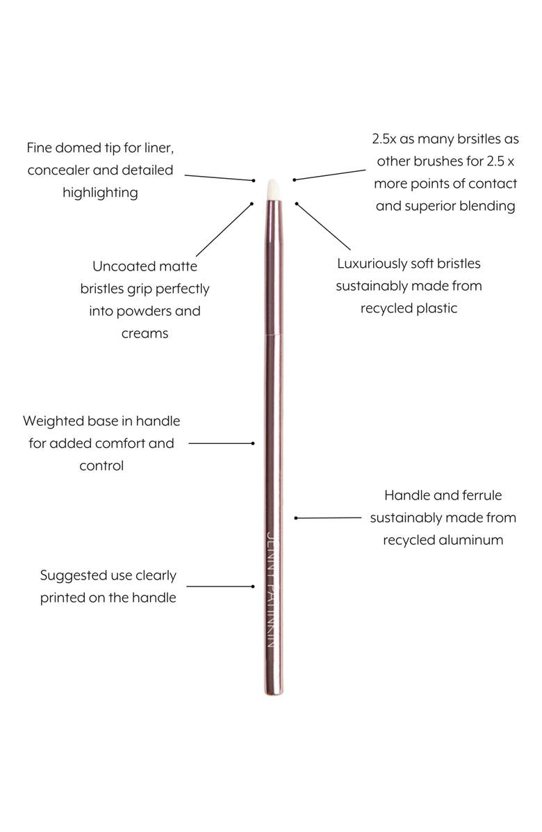 Jenny Patinkin Sustainable Luxury Pin Point Liner Brush, Alternate, color, Rose Gold