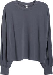Zella Go Easy French Terry Crewneck Sweatshirt