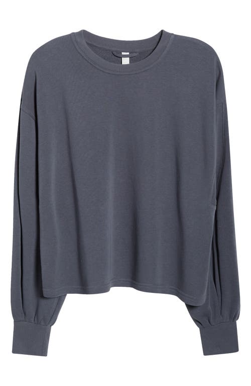 Zella Go Easy Crewneck Sweatshirt In Gray