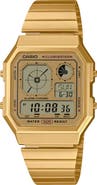 CASIO Vintage Multiface Digital Bracelet Watch, 40.5mm × 33.9mm