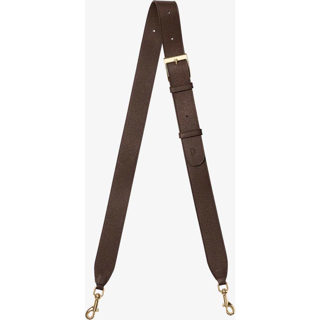 BY BANOO Cross Body Strap in Mocha/gold  product