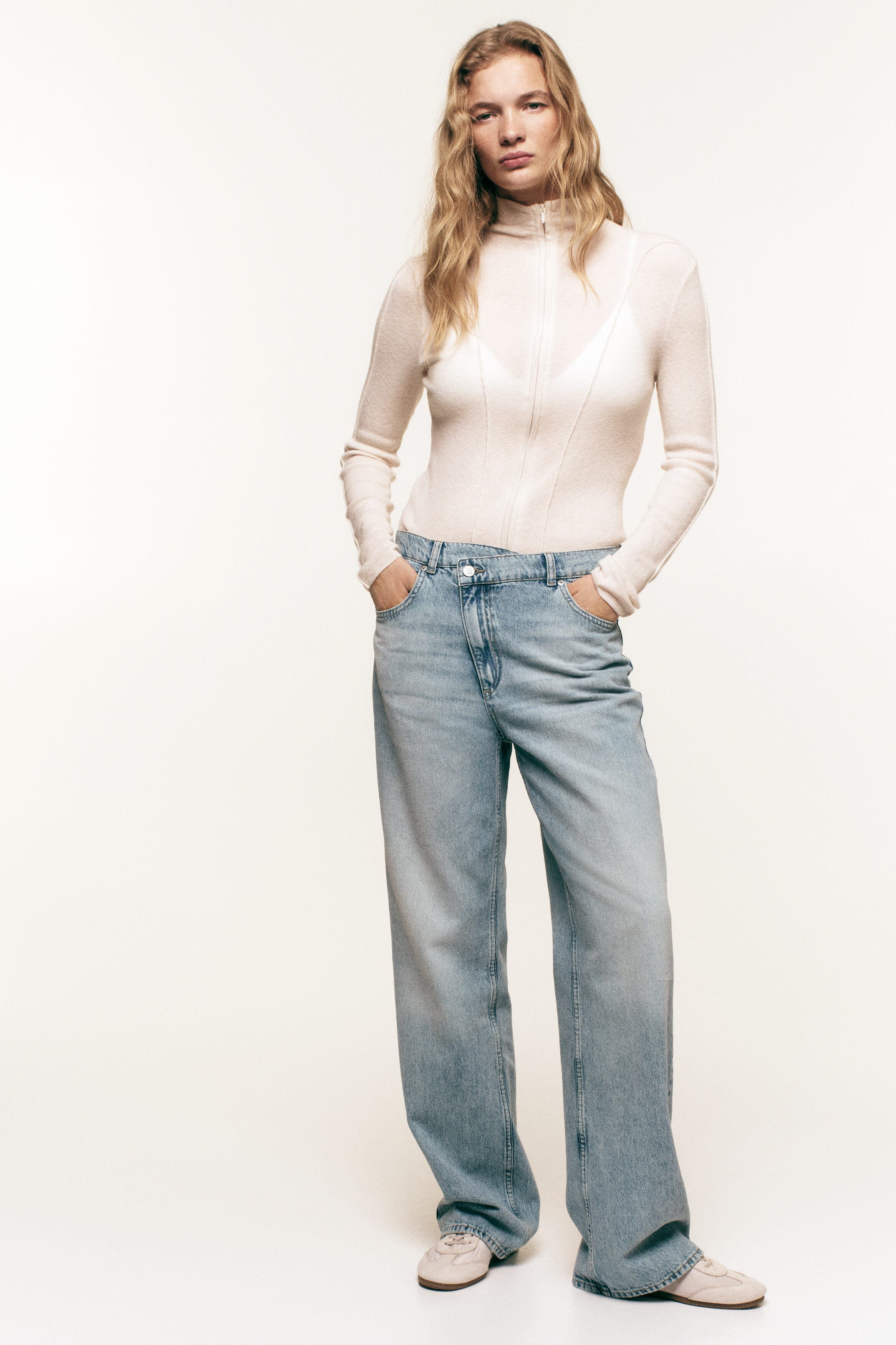 Straight Leg High Waist Jeans - image 2