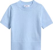 Reiss Kids' Short Sleeve Sweater