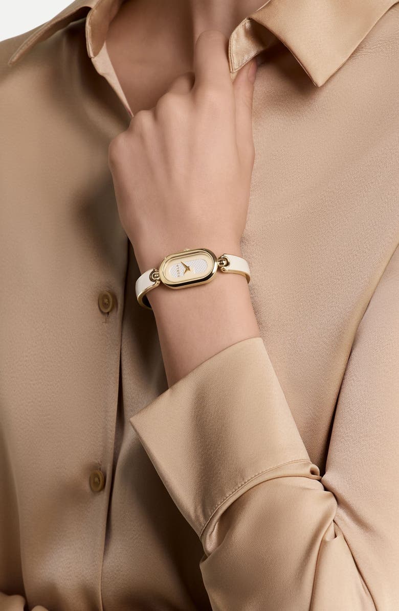 Furla Glamour Chic Bracelet Watch, 19mm x 6.2 mm, Alternate, color, Yellow Gold