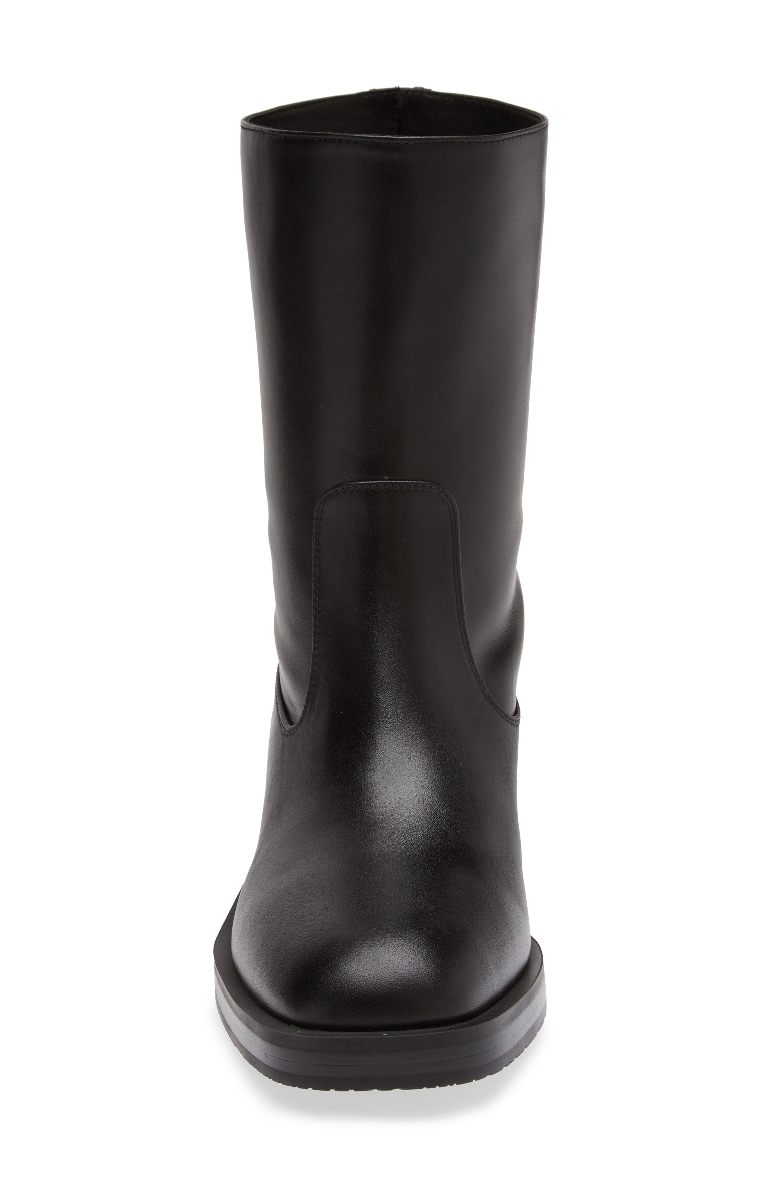 Stuart Weitzman Kaia Bootie, Alternate, color, Black Smooth Calf