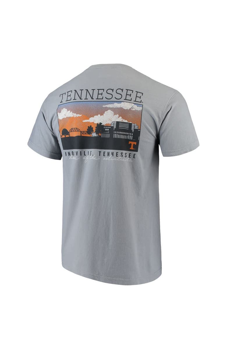 IMAGE ONE Men's Gray Tennessee Volunteers Comfort Colors Campus Scenery T-Shirt, Alternate, color, 