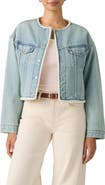 Levi's Shrunken '90s Faux Shearling Lined Denim Trucker Jacket