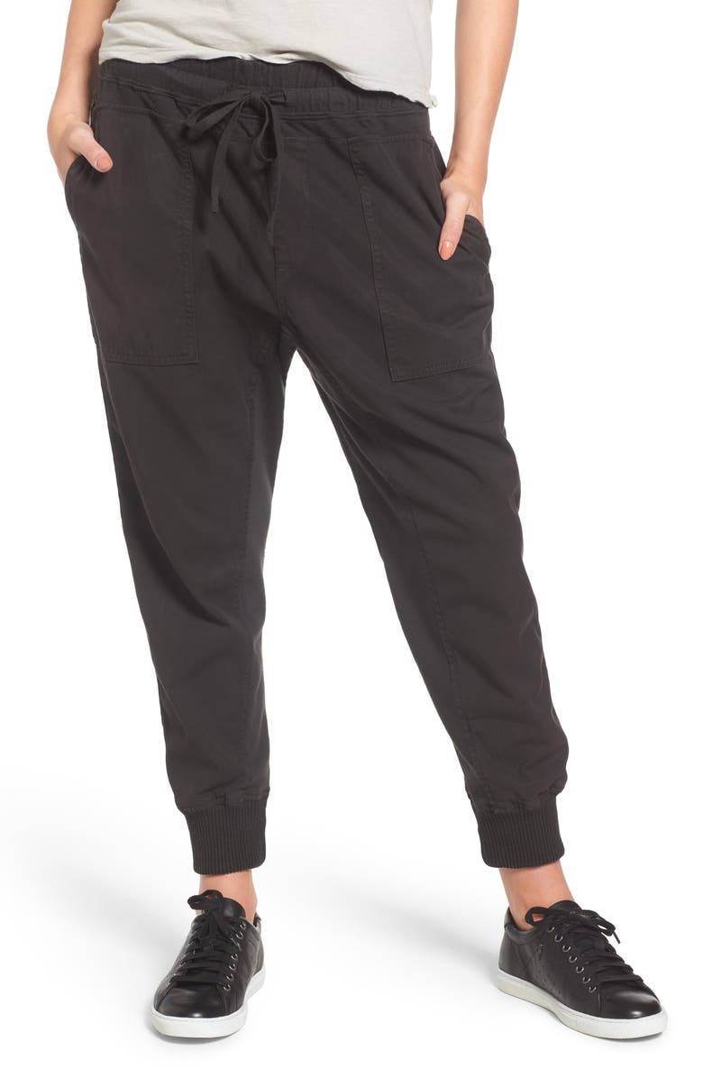 James Perse Jogger Pants, Main, color, Carbon