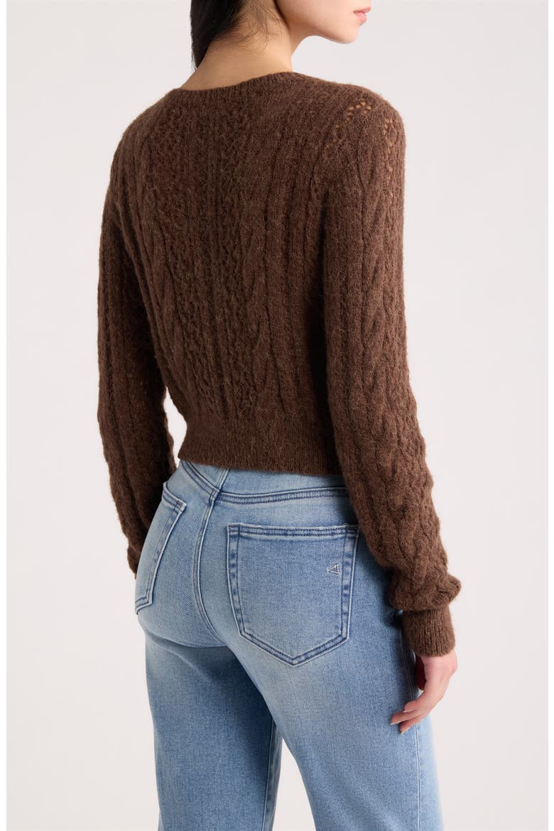 Dione Cardigan, Alternate, color, GLAZED TOFFEE
