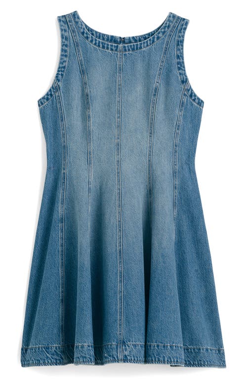 Madewell Airy Denim Circle Minidress
