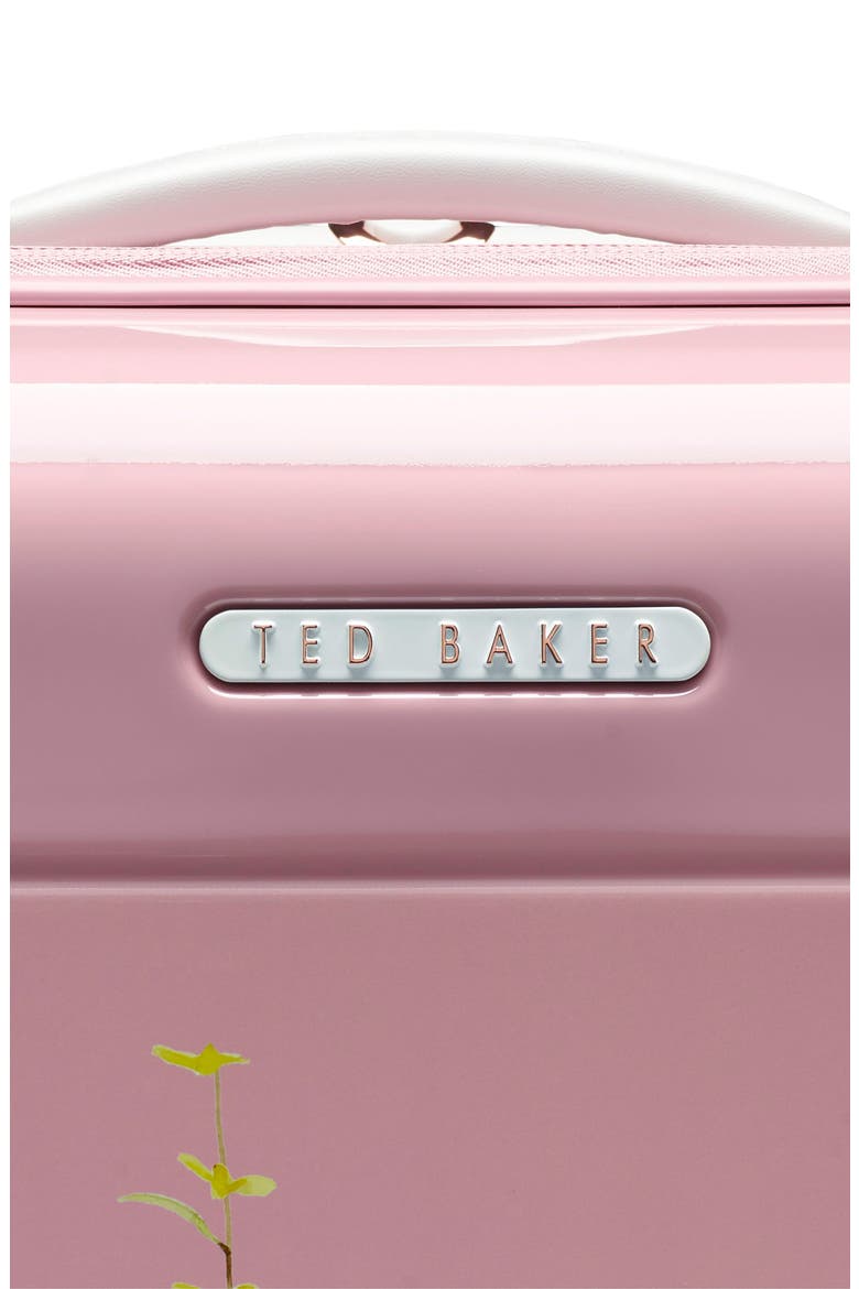 Small Elegant Print 21-Inch Spinner Carry-On, Alternate, color, PINK
