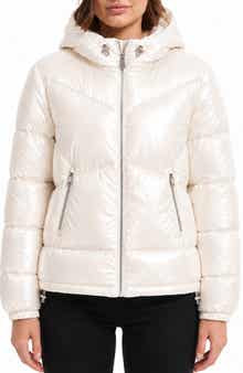 Water Resistant Hooded Puffer Jacket
