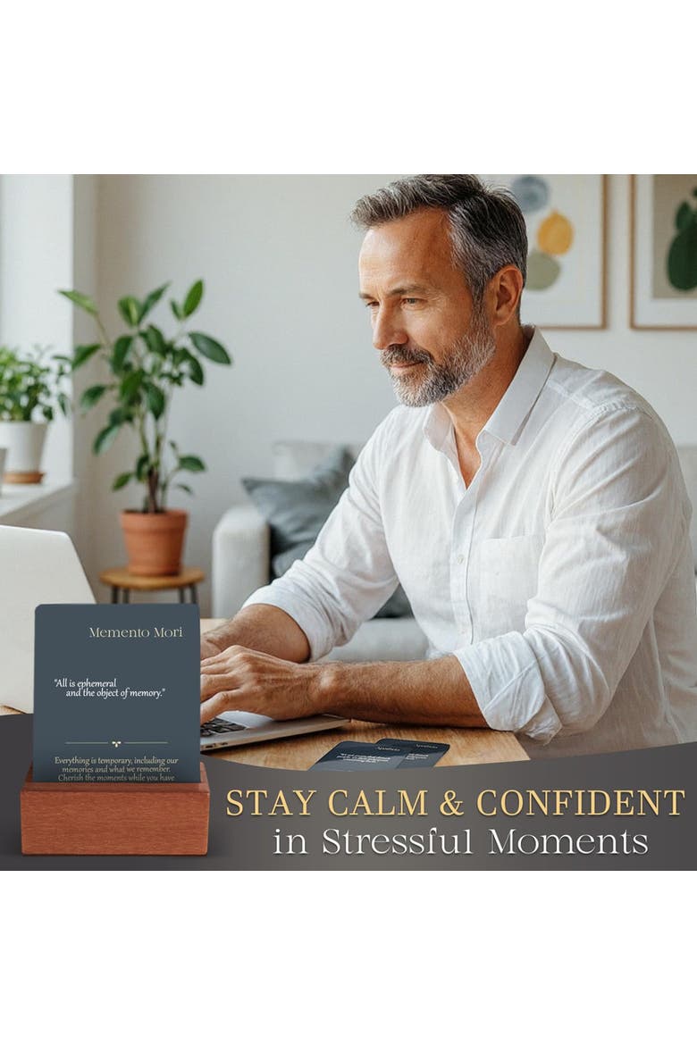Stoicism Quotes Calendar & Card Set, Alternate, color, Stoicism