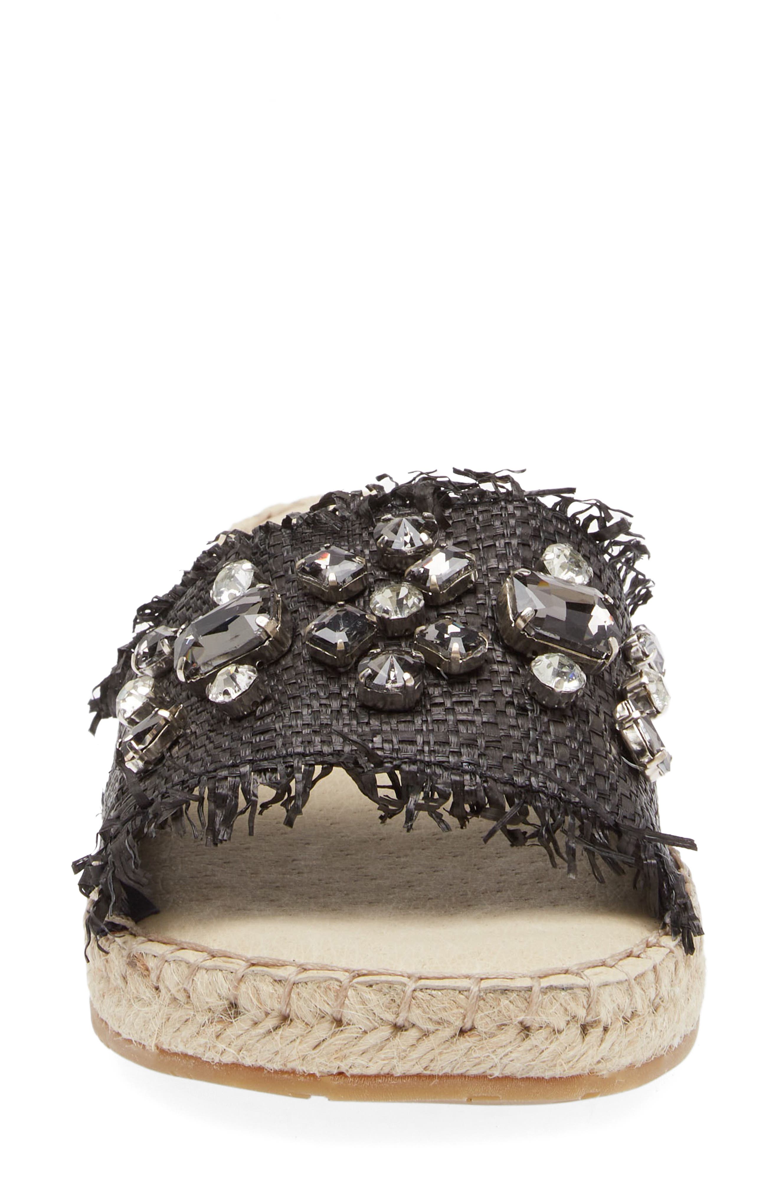 Chocolat Blu Ellis Crystal Slide Sandal, Alternate, color, 