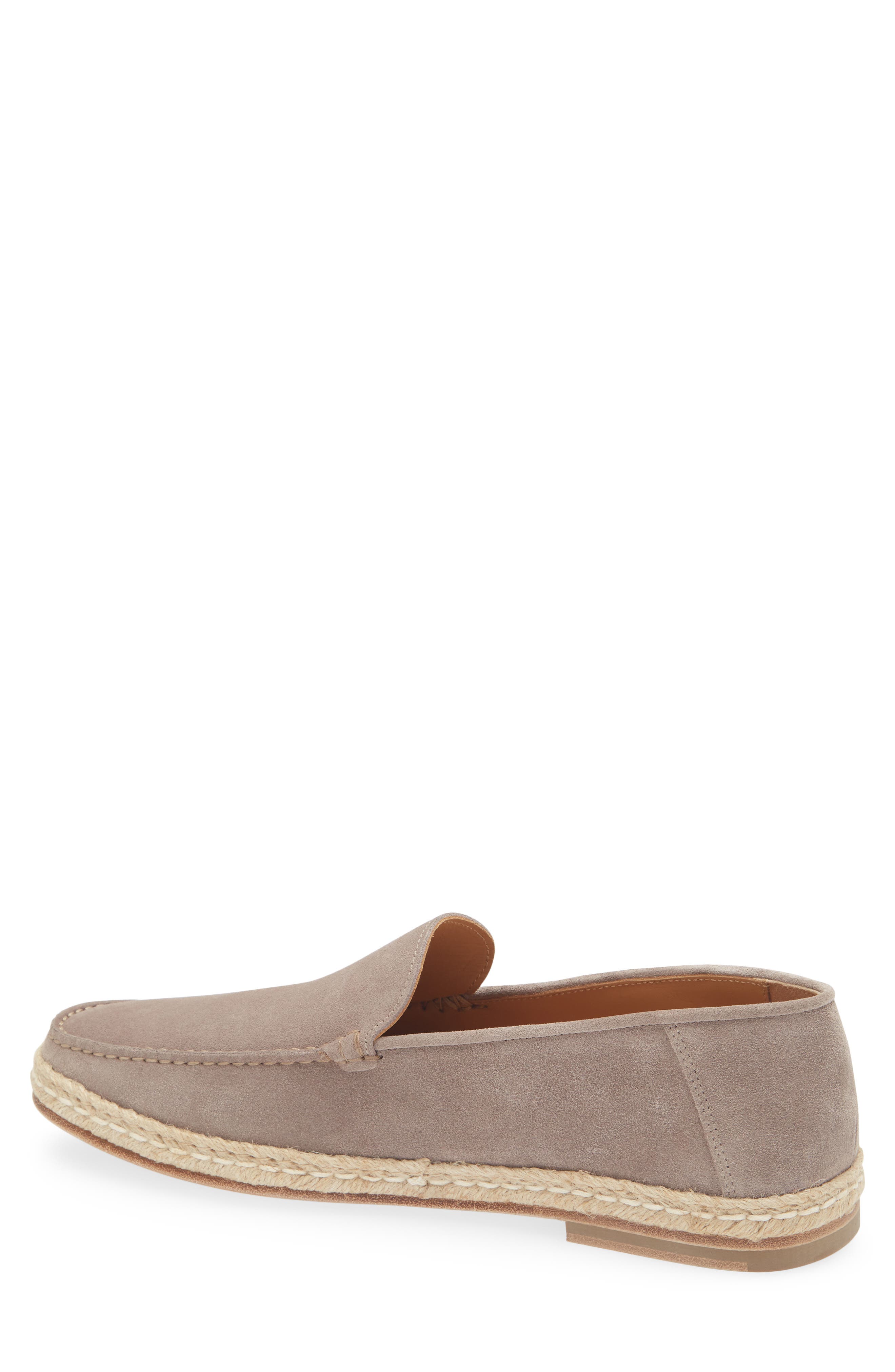 JM WESTON Uzes Espadrille Loafer, Alternate, color, Glazed Brown Suede