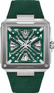 BULOVA Marc Anthony Series X Automatic Leather Watch