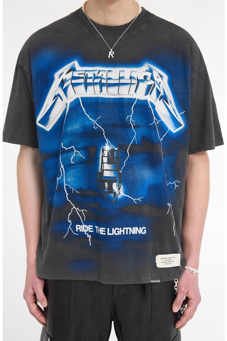 Represent Metallica Ride the Lightning Cotton & Hemp Graphic T