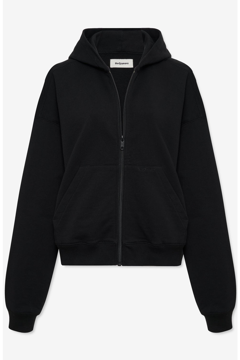 ty Full-Zip Hoodie, Main, color, Black
