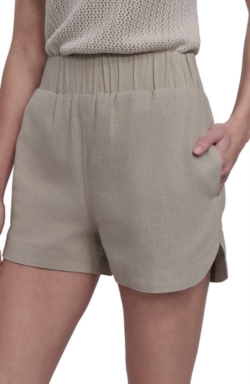 Dkny Jeans Dolphin Linen Blend Shorts