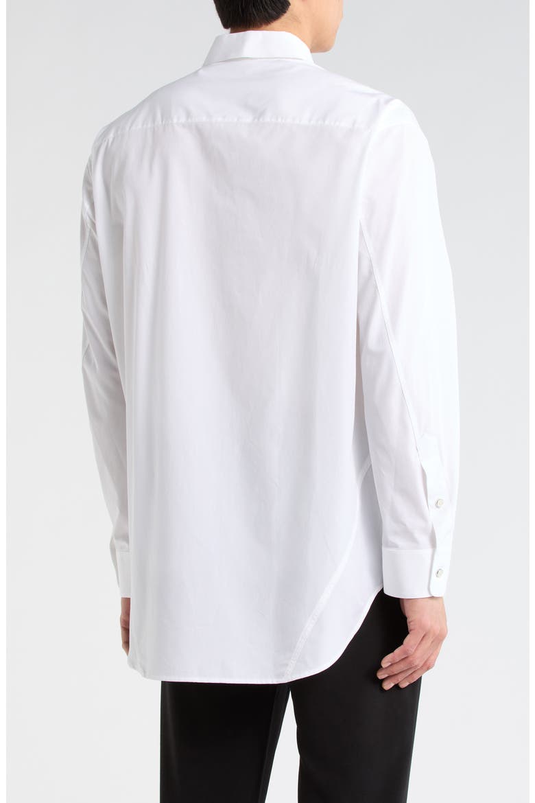 Apex Oversize Button-Up Shirt, Alternate, color, WHITE