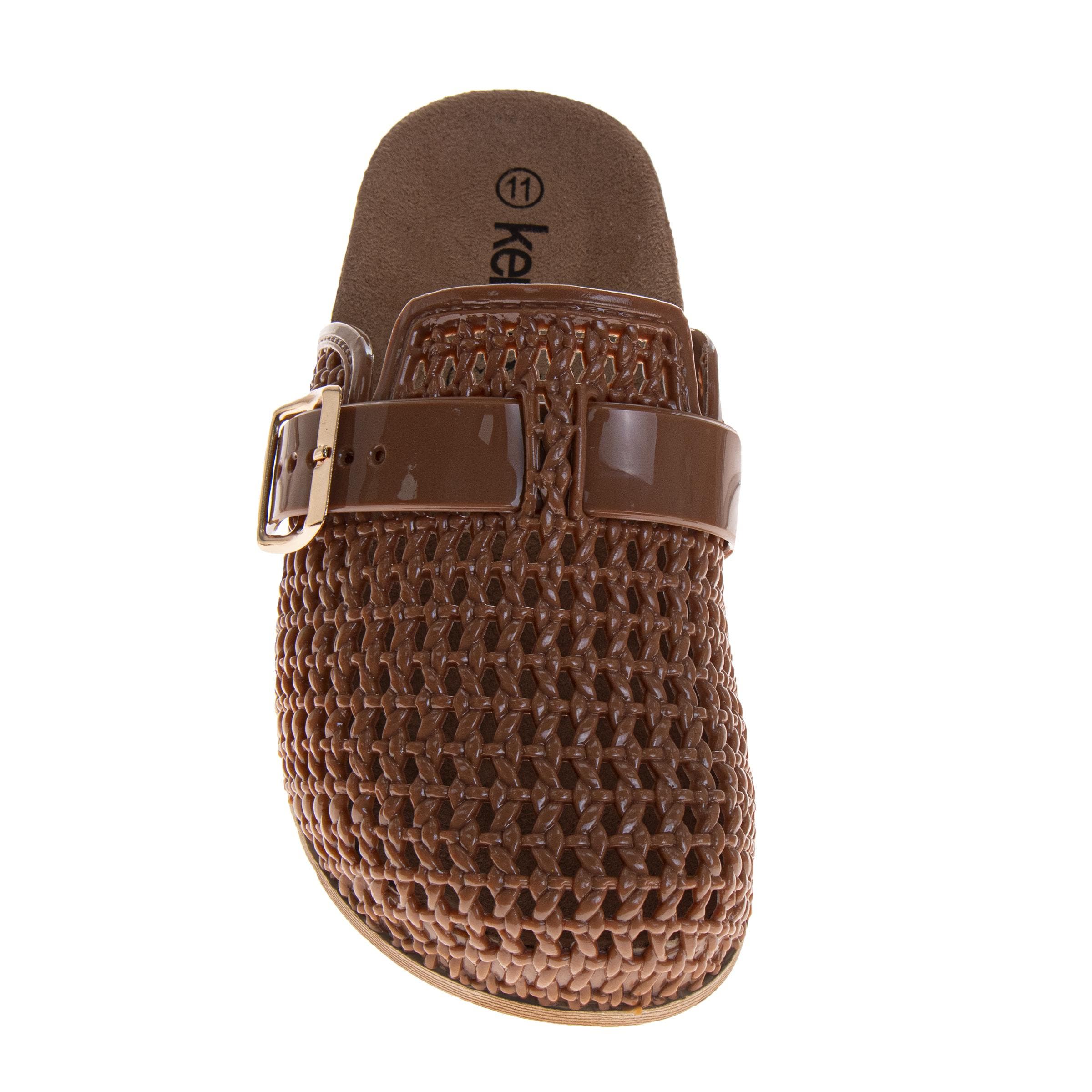 Kensie Girl Clogs Sandals, Alternate, color, Tan Solid