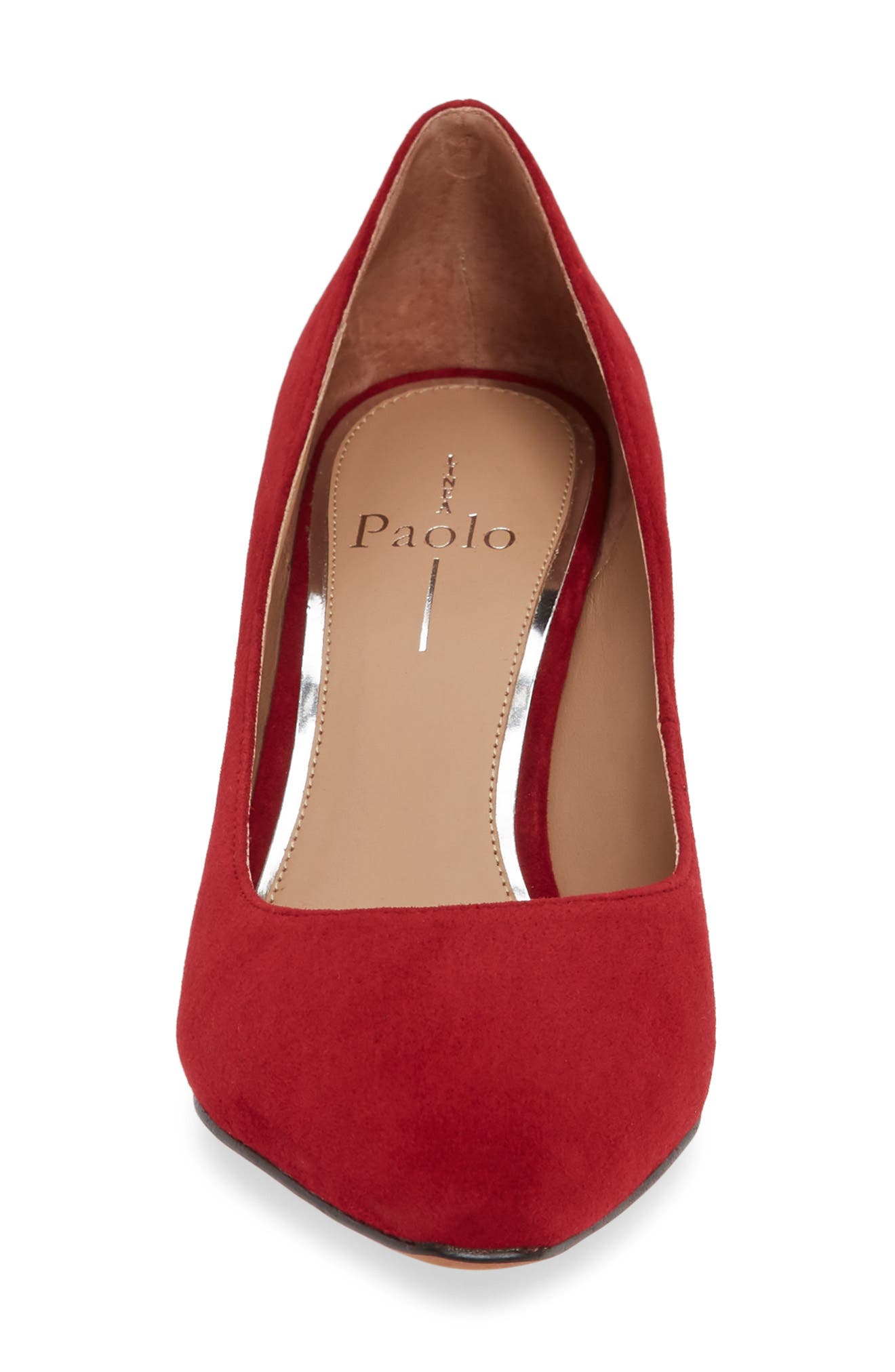 Peggy Pump, Alternate, color, RED SUEDE