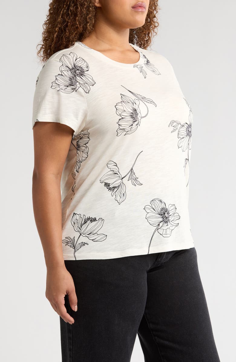 Sanctuary The Perfect T-Shirt, Alternate, color, Sketched B