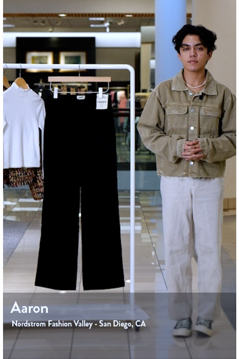 Clayton High Waist Straight Leg Pants video