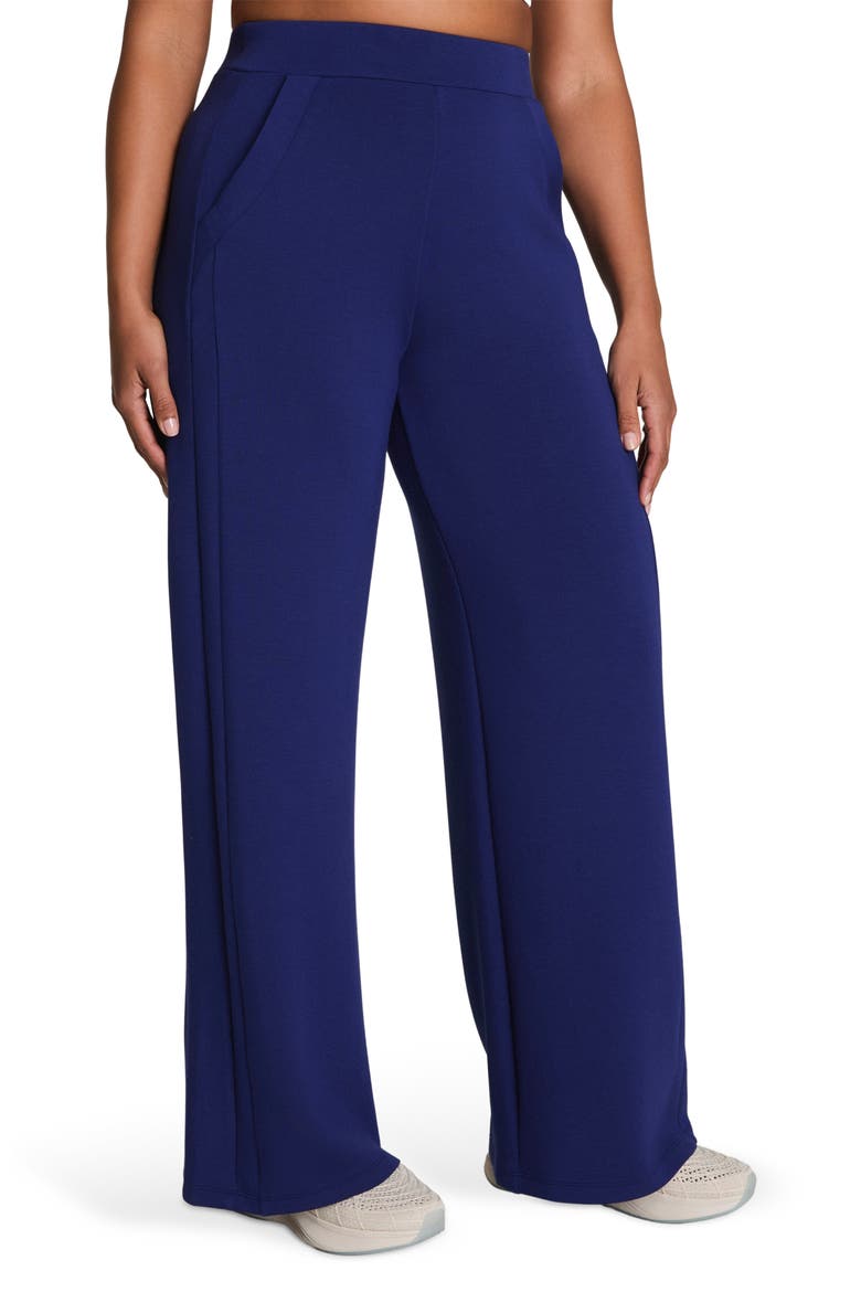 AirEssentials Wide Leg Track Pants, Main, color, MIDNIGHT IRIS