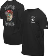 New Era Men's New Era Black Atlanta Hawks Sugar Skulls T-Shirt