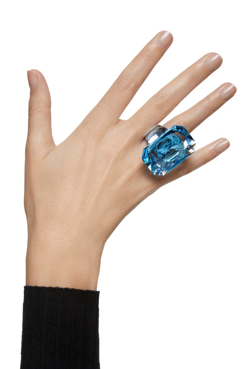 Swarovski Lucent Cocktail Ring, Alternate, color, 