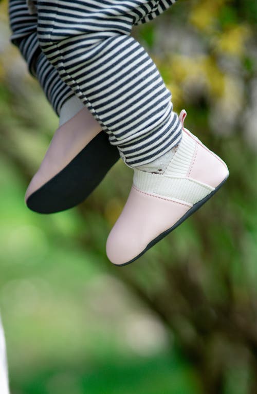 Stonz Yale Slip-on Shoe In Haze Pink - Ivory