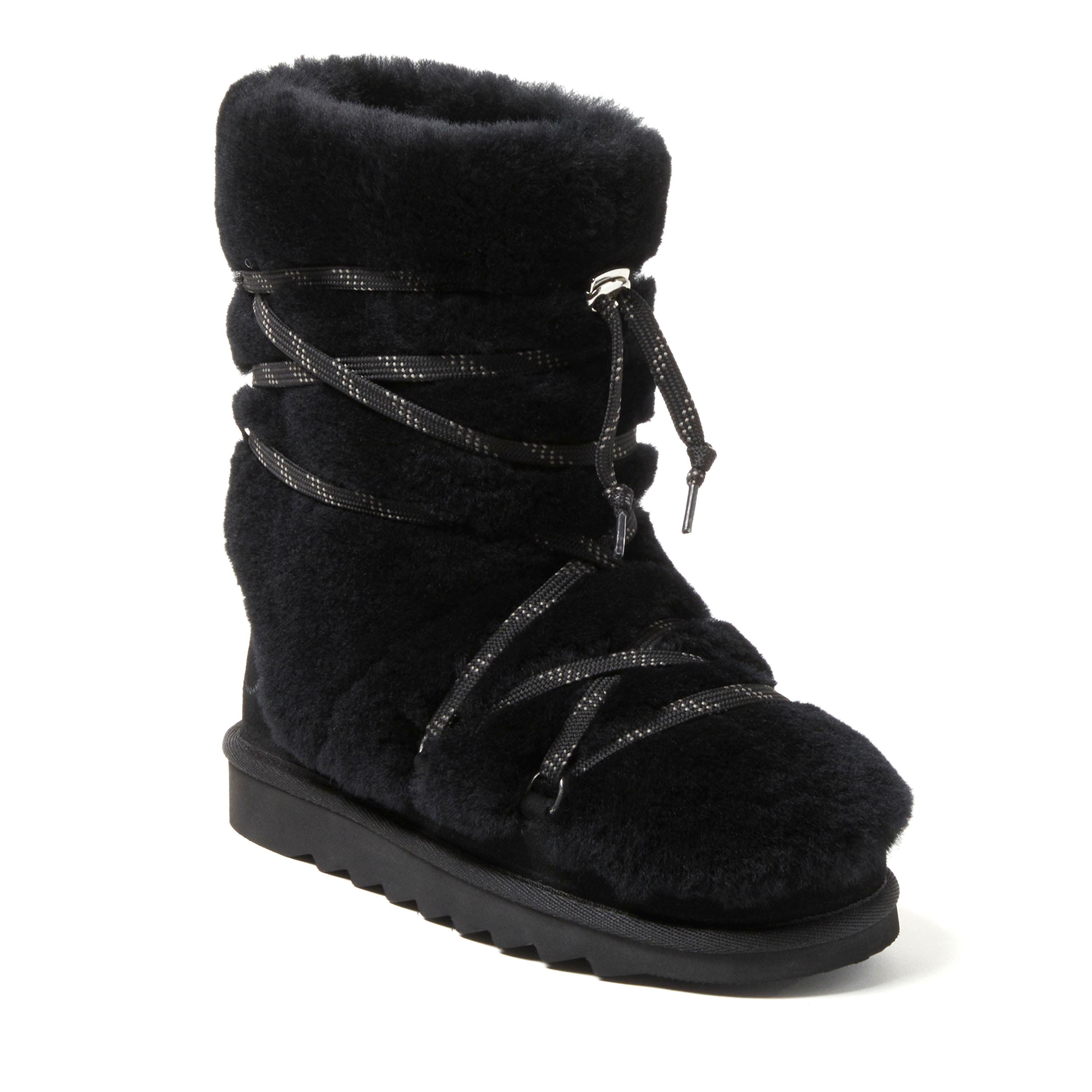 DEARFOAMS Fireside Kalamunda Genuine Shearling Bootie, Main, color, 