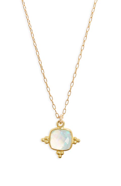 Haven Opal Pendant Necklace