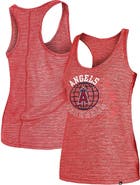 New Era Women's New Era Red Los Angeles Angels Active Racerback Tank Top