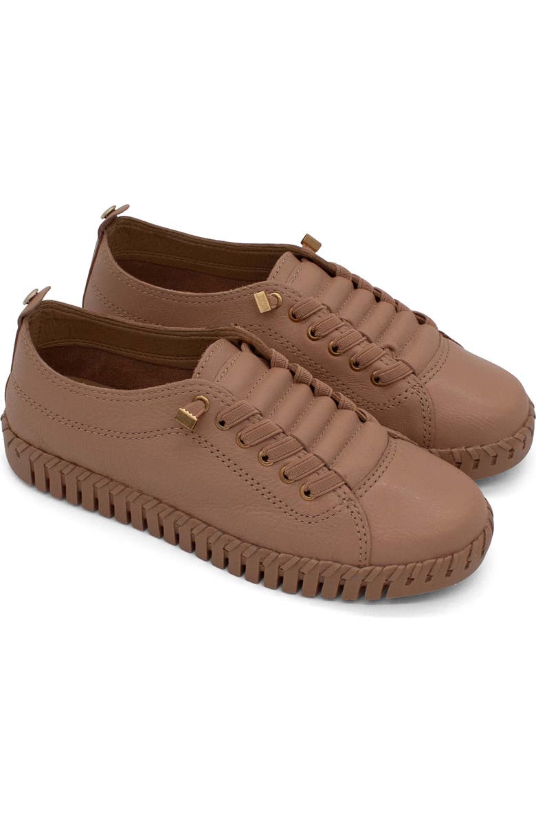 Bottero Bottwister Verao XXIII Perforated Leather Sneaker, Main, color, Brown Sugar
