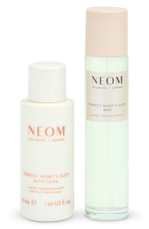 Neom Wellbeing Sleep Saviors Set $32 Value In Neutral