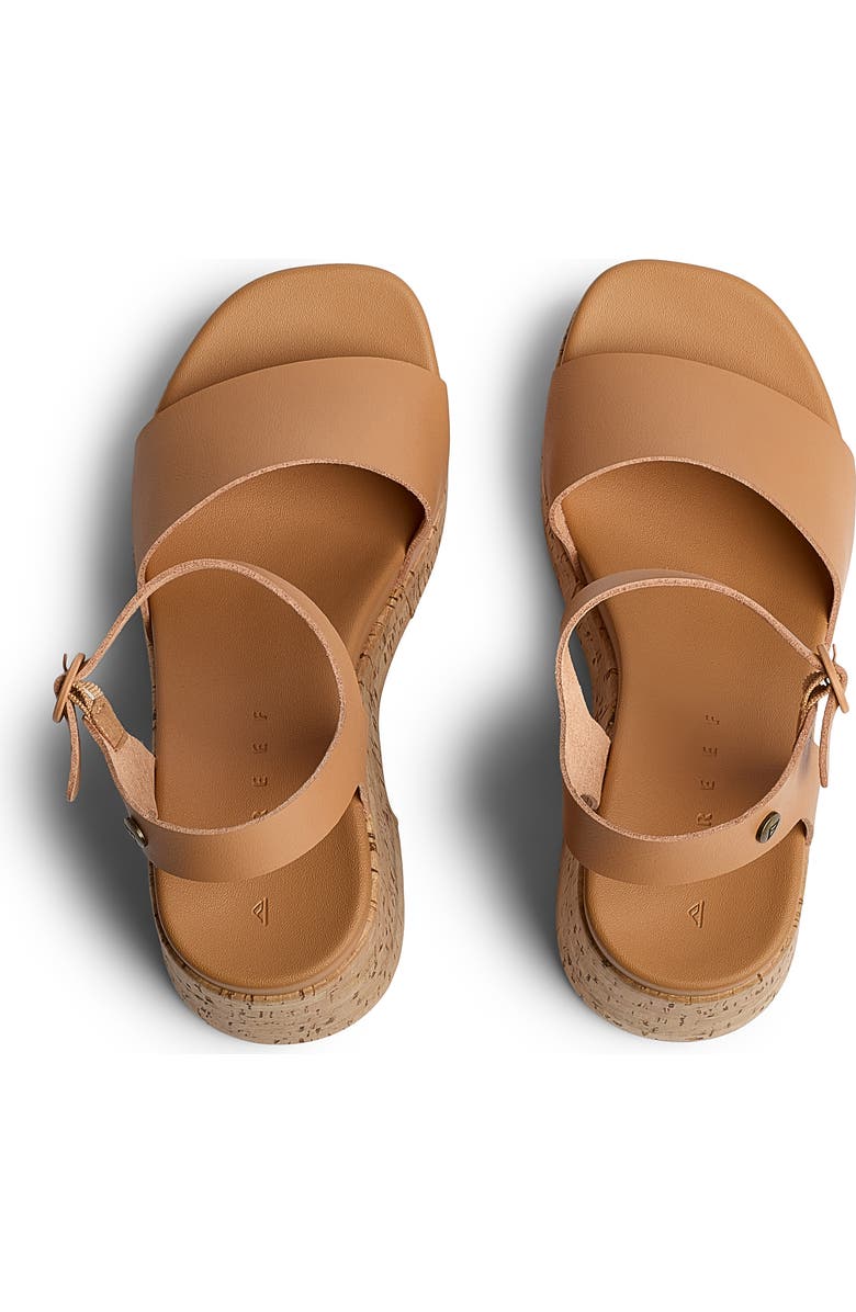 Reef Sunset Sayulita Platform Sandal, Alternate, color, Natural