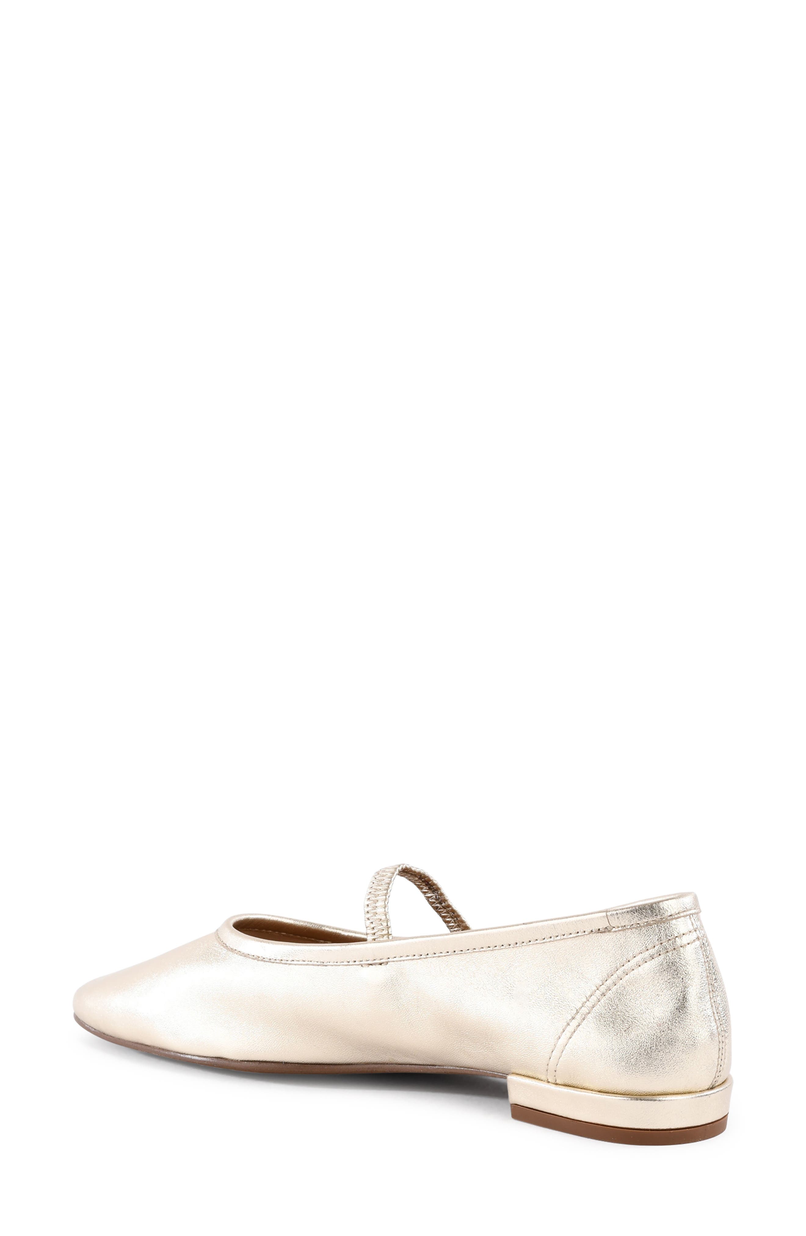 Sweetheart Mary Jane Flat, Alternate, color, LIGHT GOLD