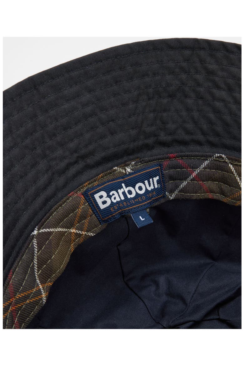 Transport Waxed Cotton Bucket Hat, Alternate, color, NAVY