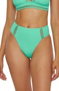 Becca Modern Edge High Waist Bikini Bottoms