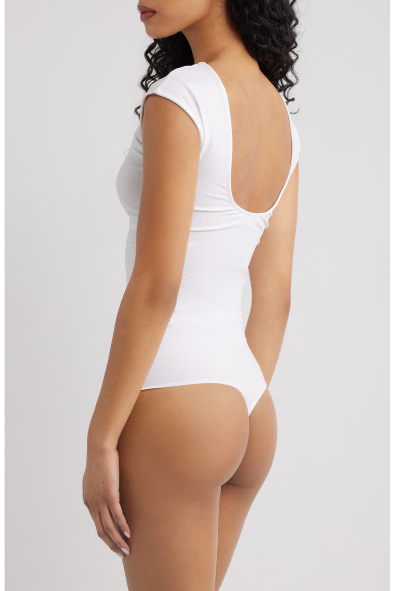 Super Stretch Open Back Bodysuit (Women) | Nordstrom