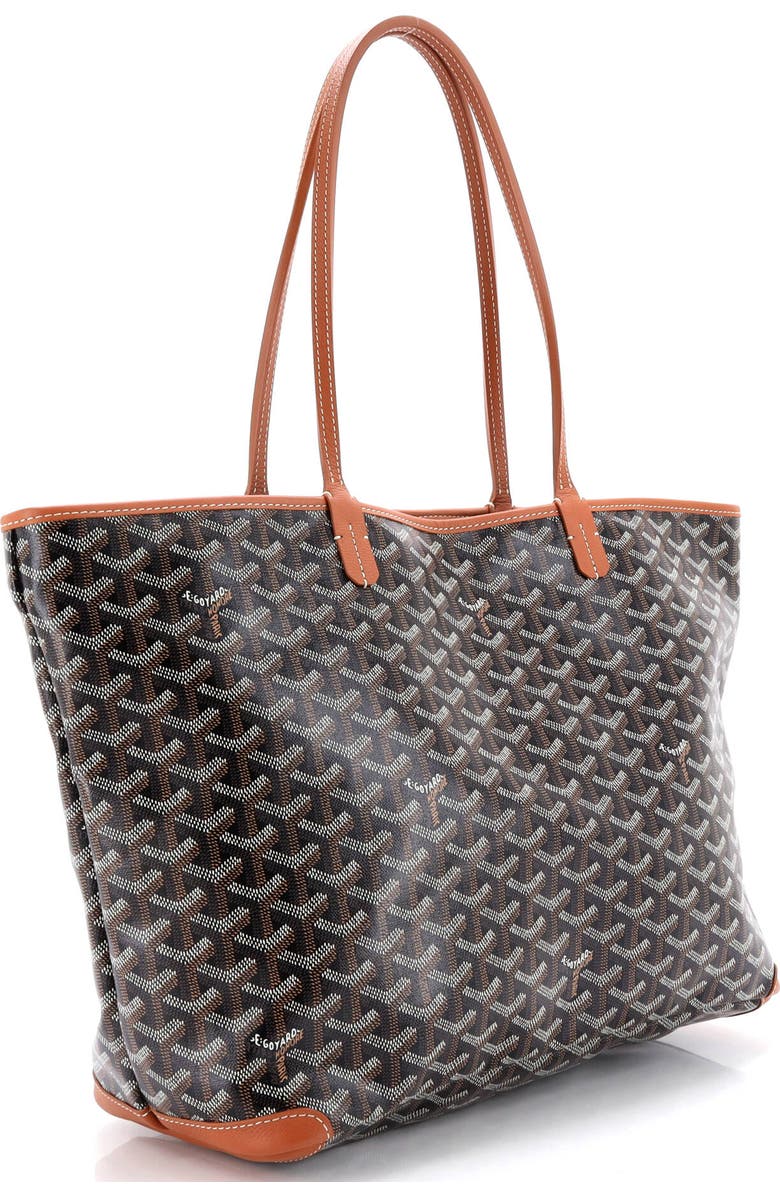 Pre-Owned Goyard Artois Tote Coated Canvas MM, Alternate, color, Black