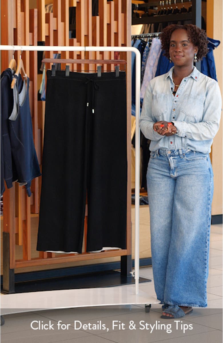 Odessa Reversible Pull-On Wide Leg Pants, sales video thumbnail