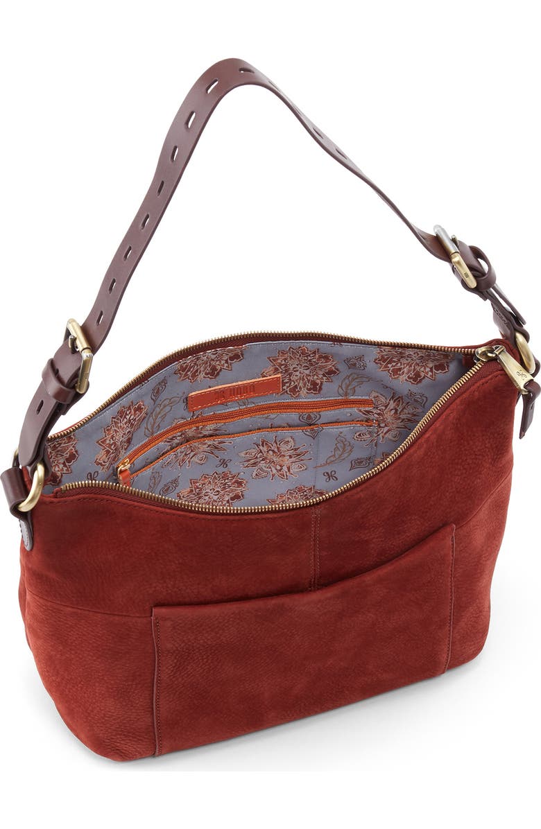 HOBO Charlie Calfskin Leather Shoulder Bag, Alternate, color,